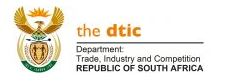 The Department of Trade, Industry and Competition of the Republic of South Africa